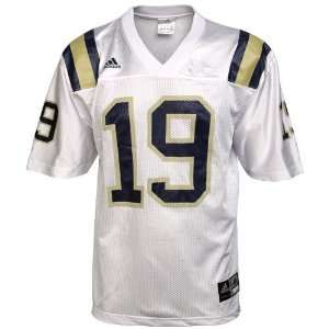   Bruins #19 White Replica Football Jersey (Large)