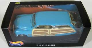 1950 Mercury Woodie Custom 118 Scale Hot Wheels 2000   Blue  