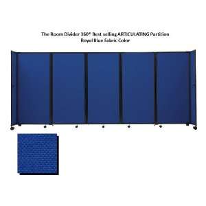  Room Divider 360 Portable Partition, Royal Blue Fabric   5 