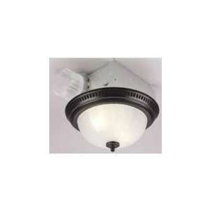 Nutone 742RBNT Fan with Decorative Light Fixture Frosted Melon Glass 