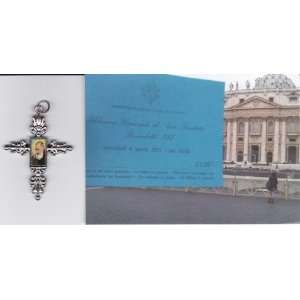  St. Padre Pio Cross Blessed by Pope Benedict XVI on April 
