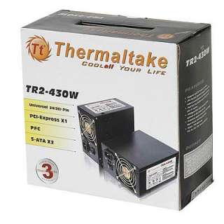 Thermaltake 430w Dual Fan ATX Power Supply  