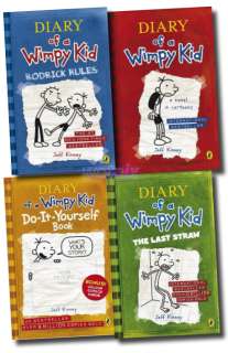 Diary of A Wimpy Kid Collection 3 Books Set Jeff Kinney