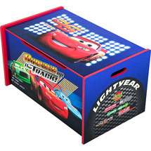 DISNEY PIXARS CARS TOY STORAGE CHEST BOX~NEW~AWESOME  