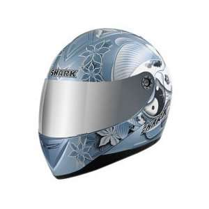  Shark S 650 Full Face Ikebana Motorcycle Helmet Blue 
