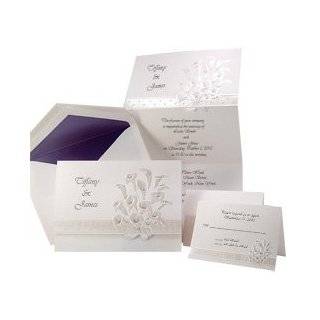 Wedding Invitation Kit   Calla Lily Bouquet (50 Pack)