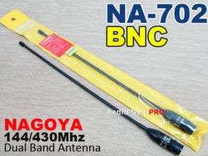 NAGOYA NA 702 BNC Dual band Antenna VHF + UHF Radio  