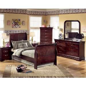   Janel Youth Sleigh Bedroom Set (Twin) B443 53 83: Home & Kitchen