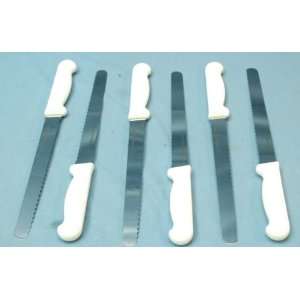   10 Wavy Edge Slicers, Knives NSF Certified