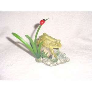  Frog Pond Ladybug & Snail Figurine 