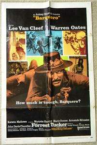 Lee Van Cleef, Warren Oates BARQUERO 1970 Movie Poster 6384  