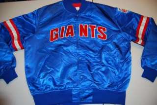Vintage New York Giants STARTER Jacket NFL DAMAGE  