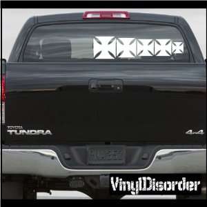   Decal Set Iron Cross Stick People Car or Wall Vinyl Decal Stickers