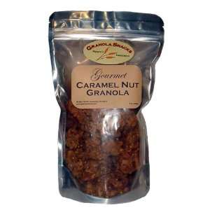 Granola Snacks Caramel Nut Granola, 9 Ounce  Grocery 