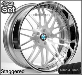 22 3pc Forged for BMW Wheels & Tires 6 7series M6 X5 Rims  