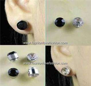 PAIR,MAGNETIC CLIP ON,DIAMENTE,EARRINGS/NOSE,STUDS  