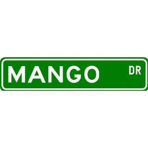 MANGO Street Sign ~ Personalized Family Lastname Sign ~ Gameroom 