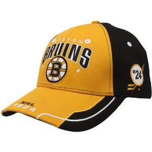 NHL Old Time Hockey Boston Bruins Gold Black Attica Flex Hat  