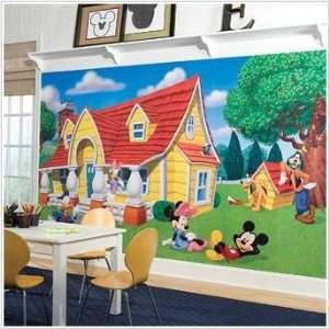  Mickey and Friends Playhouse Wall Mural