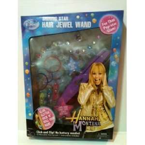    Disney Hannah Montana Shining Star Hair Jewel Wand: Toys & Games