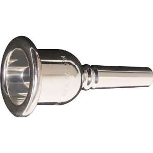   2L Silver Plated Tuba Mouthpiece, Large Shank Musical Instruments