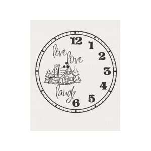  Clock live love laugh   Removeable Wall Decal   selected 