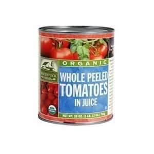 Woodstock Farms Organic Whole Peeled Tomatoes ( 12x28 OZ)  